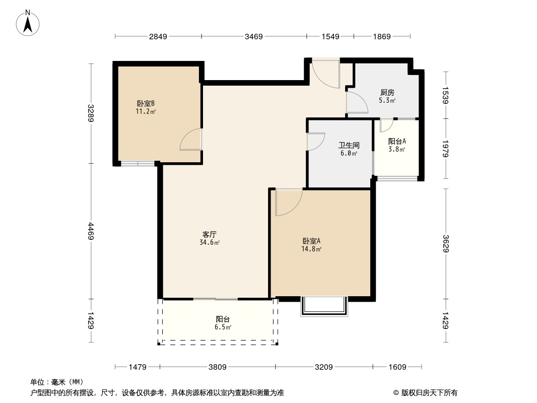 金桥普林斯顿户型图