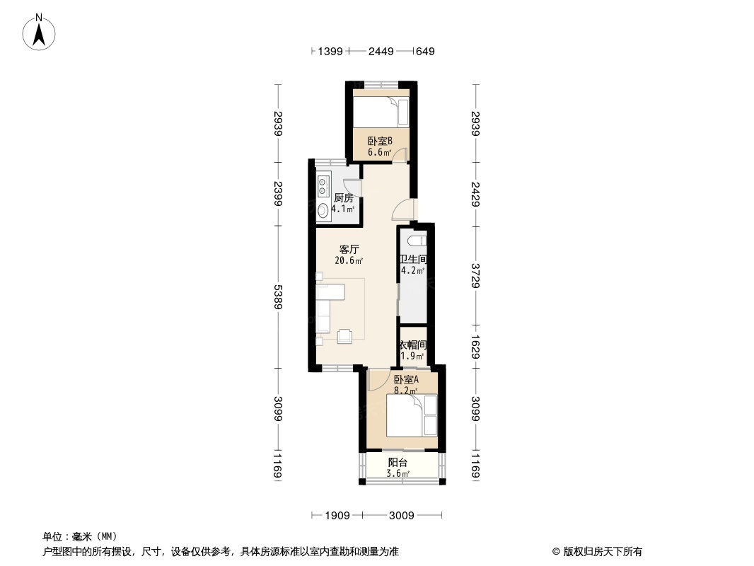 常青花园二村户型图