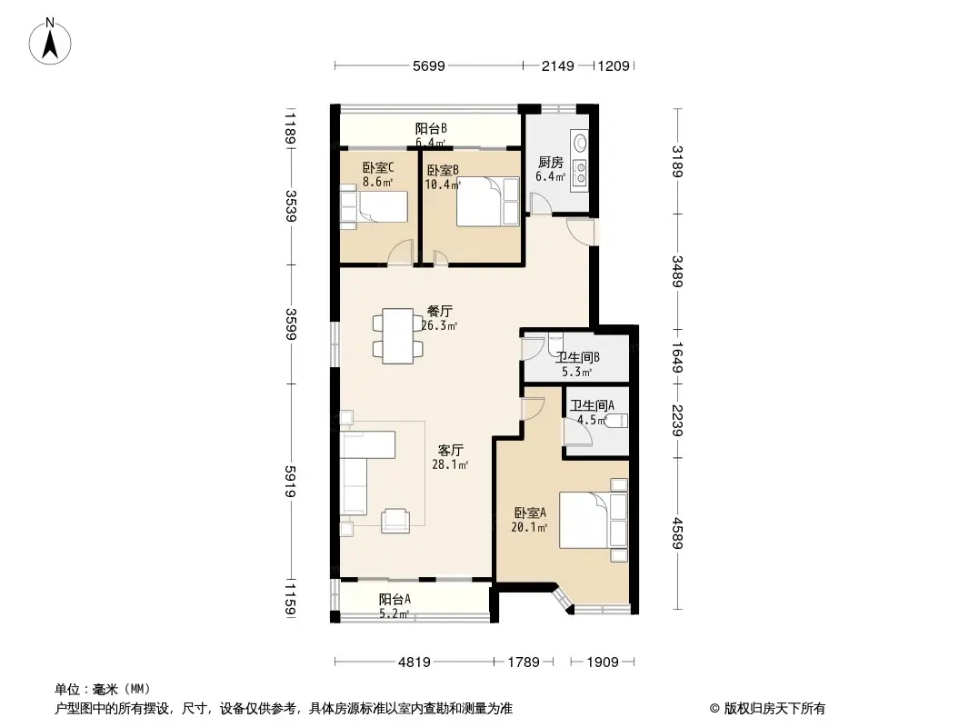 航天花园户型图