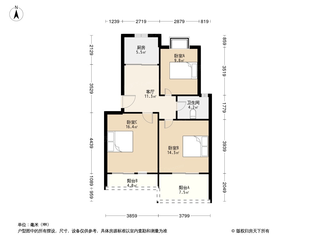 清水源二期户型图