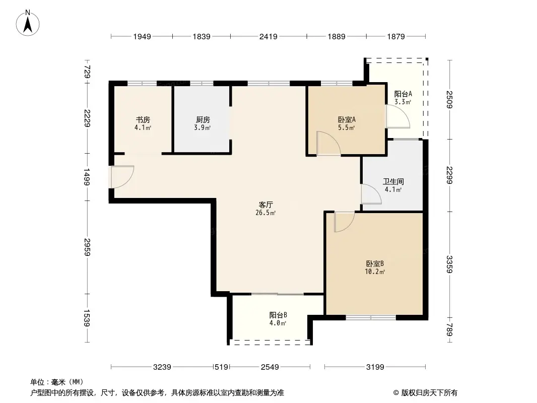 沿海赛洛城六期翡丽公馆户型图