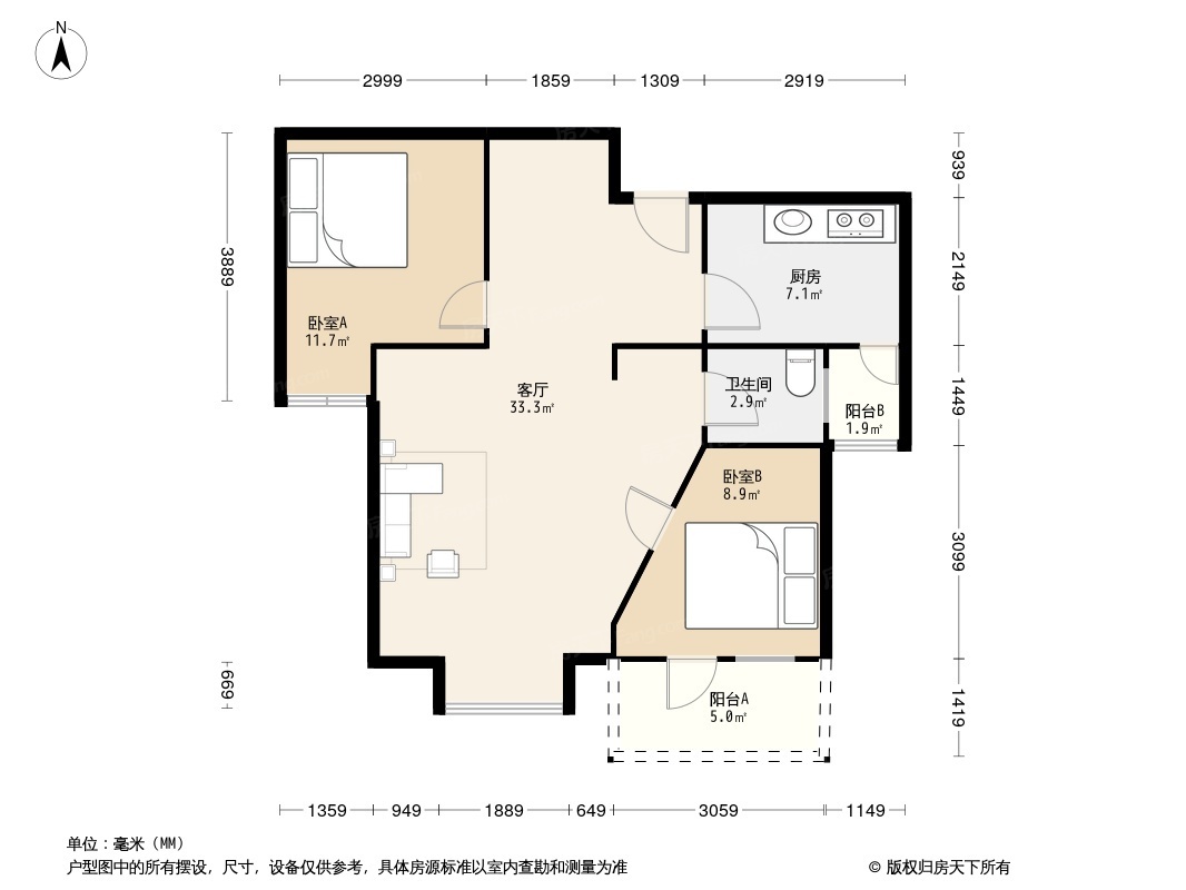 百瑞景中央生活区四期户型图