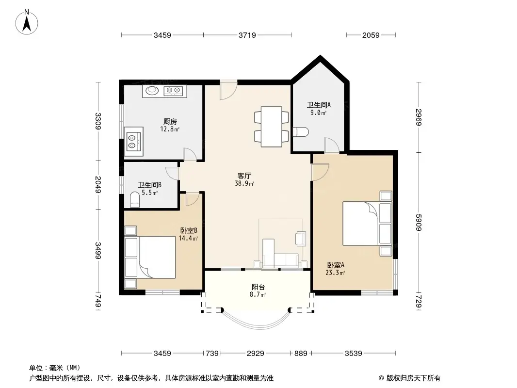 丽岛花园户型图