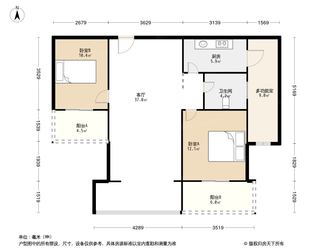 泰然南湖玫瑰湾别墅户型图