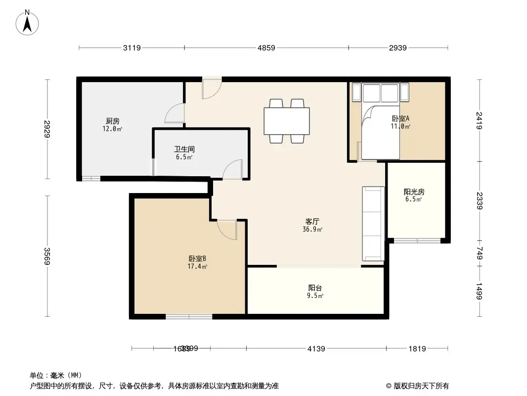 祥生柏景湾二期户型图