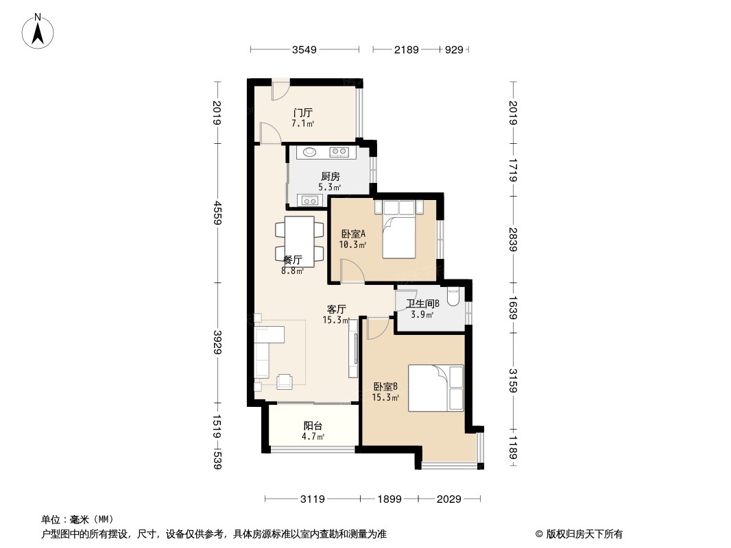 万豪水岸枫林户型图