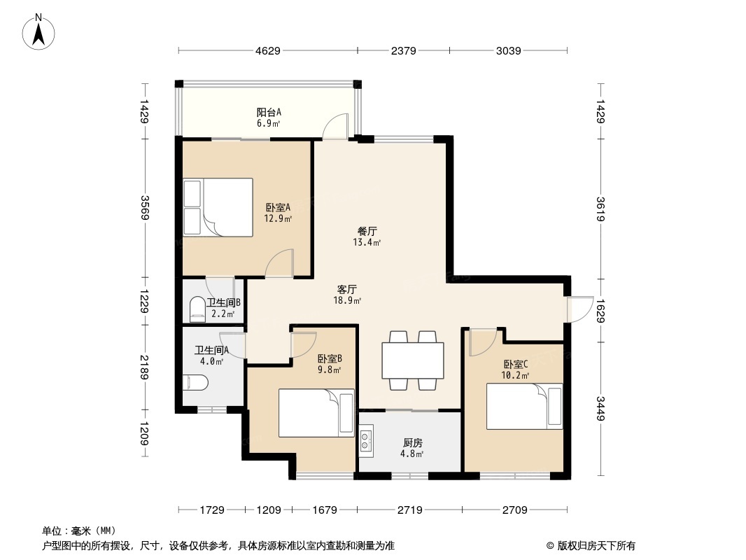 美加史丹佛公馆户型图