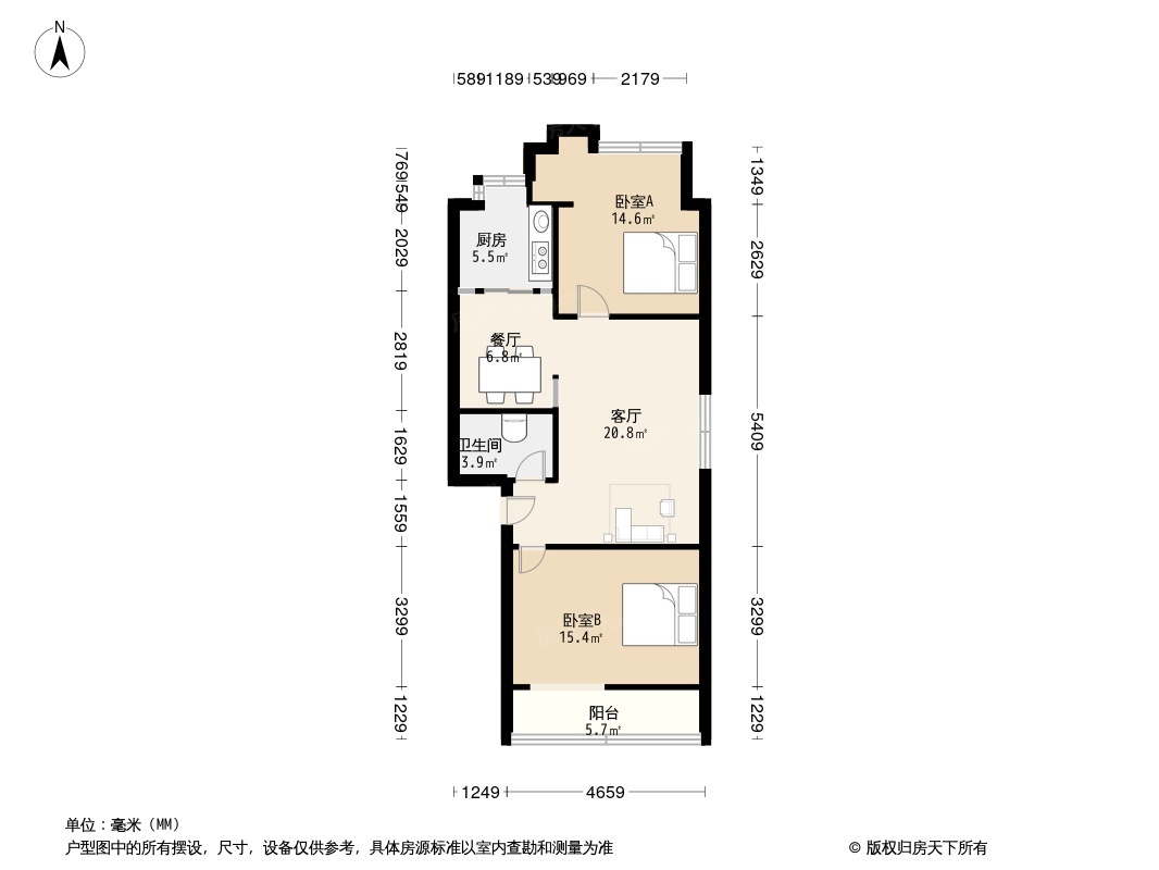 安厦花园户型图