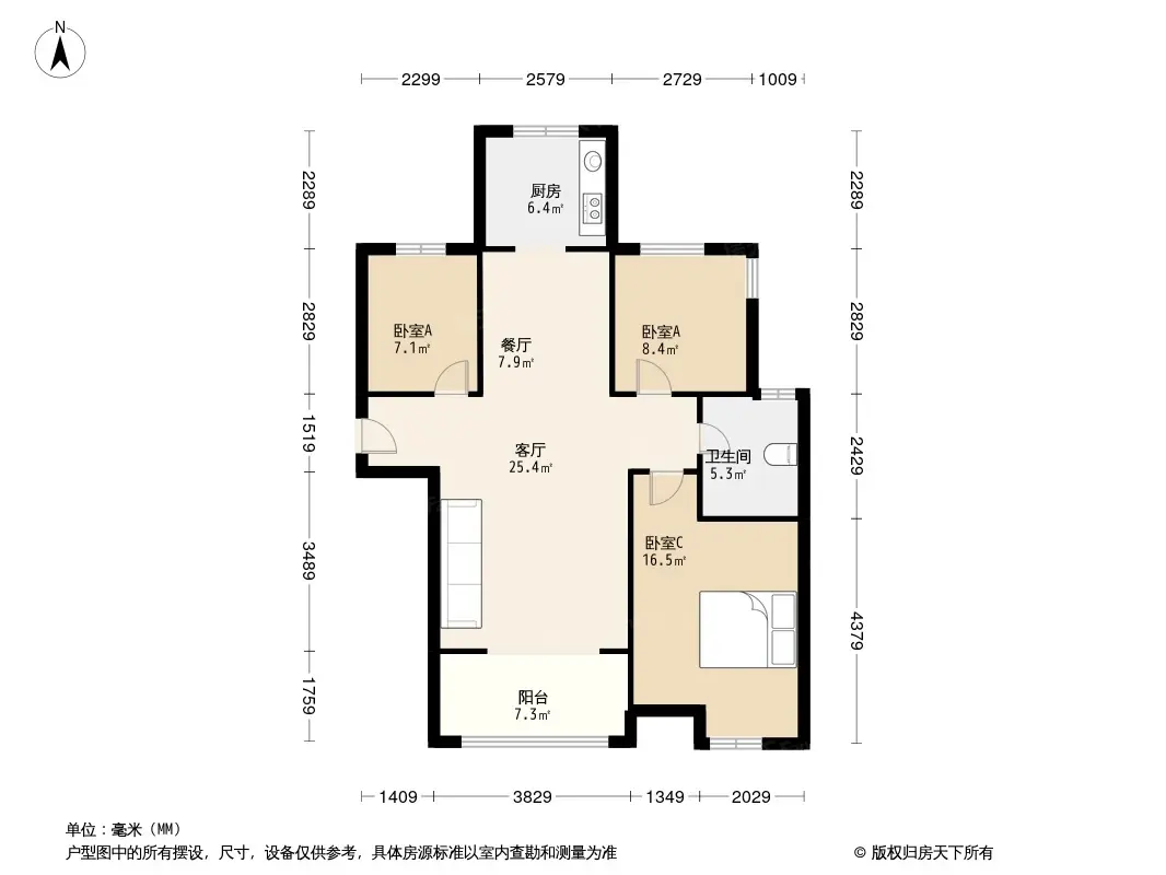 汇博苑户型图