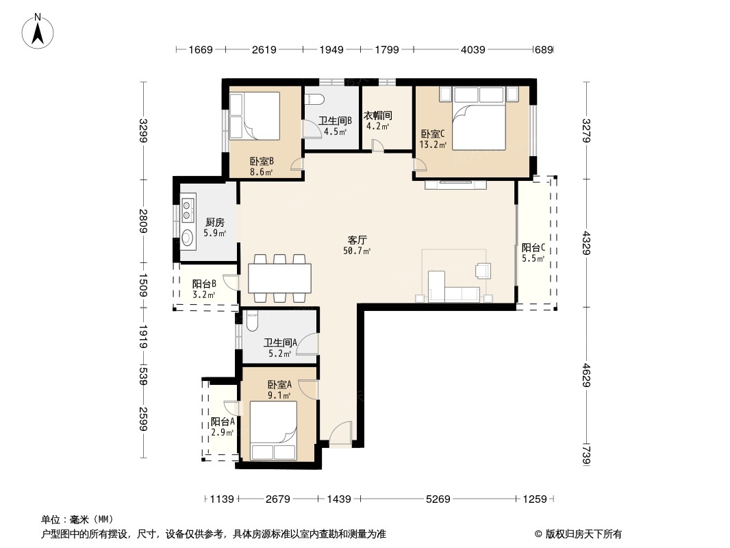 万豪国际户型图