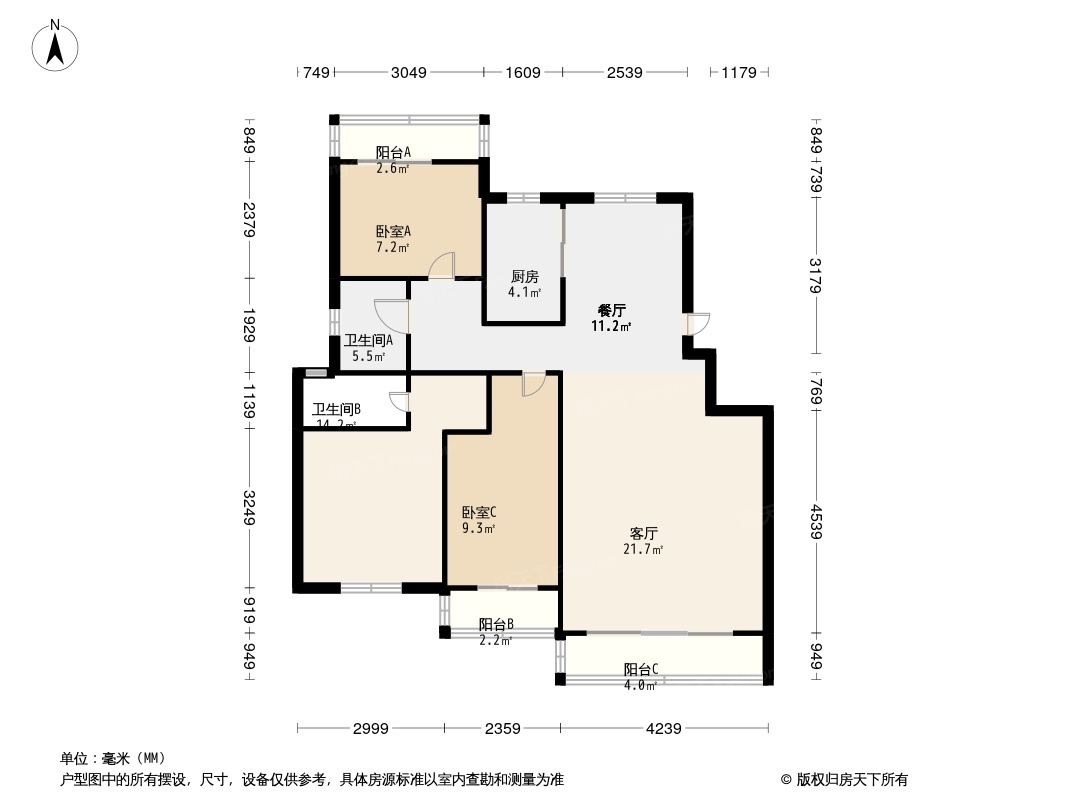 正荣学府壹号户型图