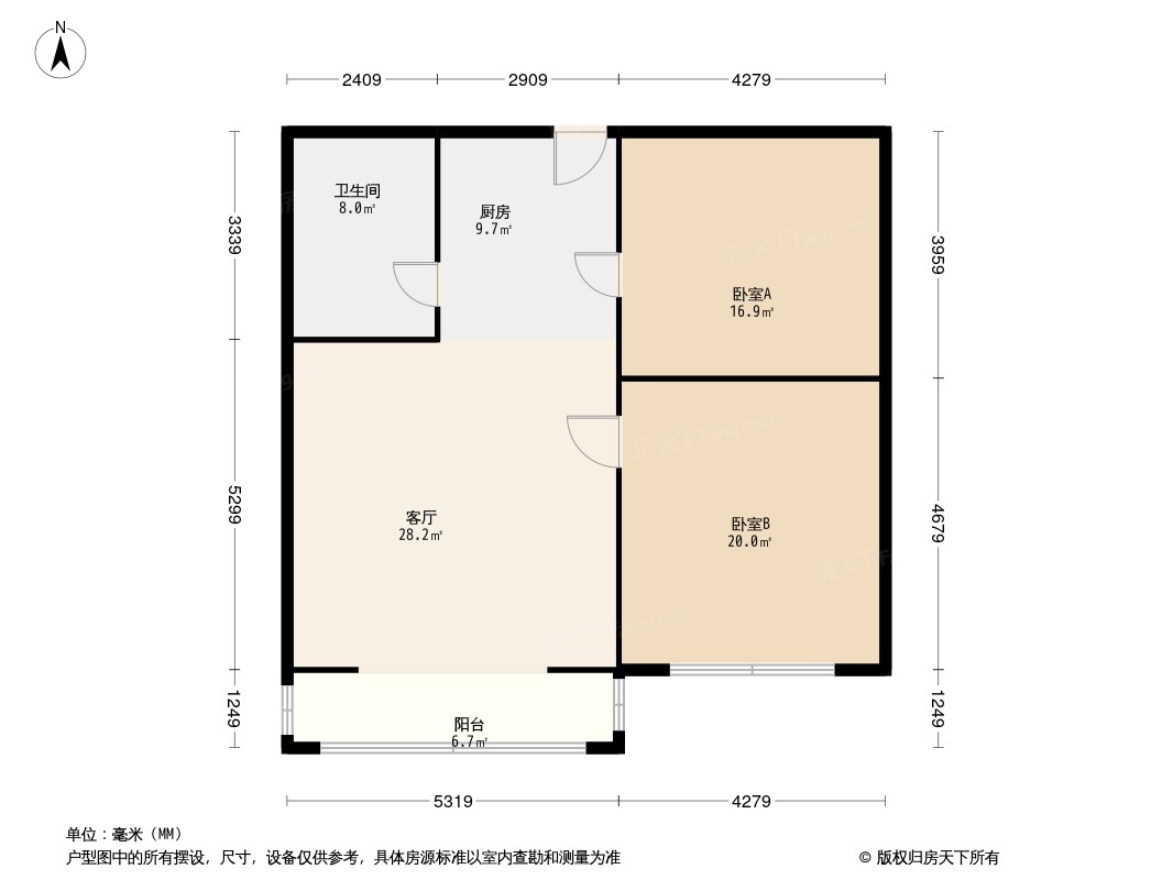 东华锦城户型图