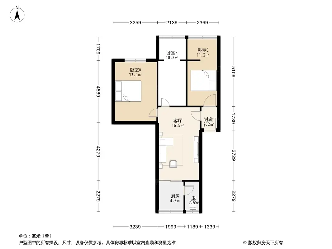 盐务街小区户型图