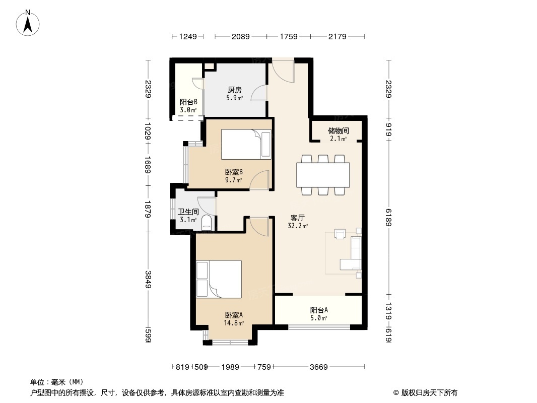 坤元TIME户型图