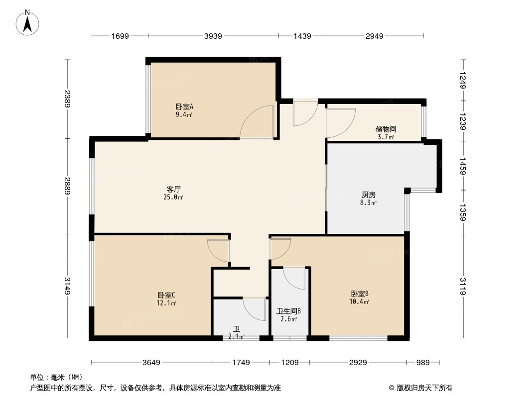 溪畔丽景户型图