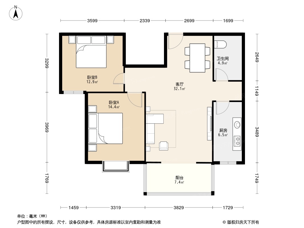 添锦明居户型图