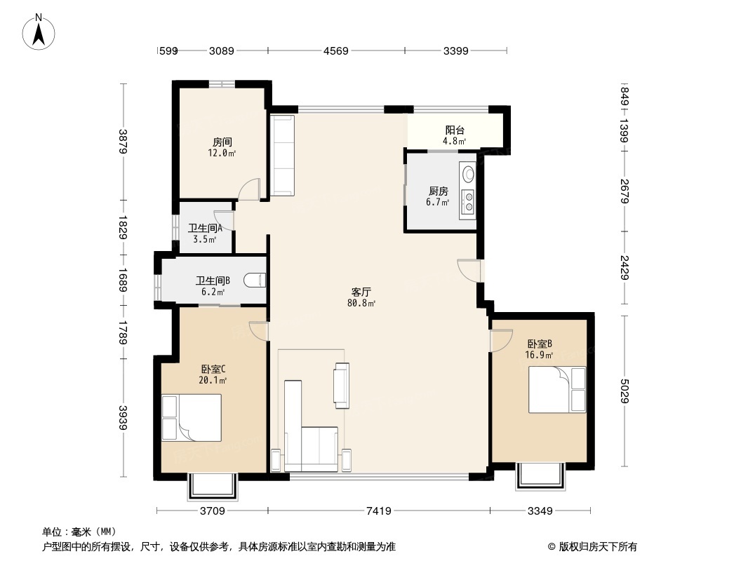 绿地海珀澜庭户型图