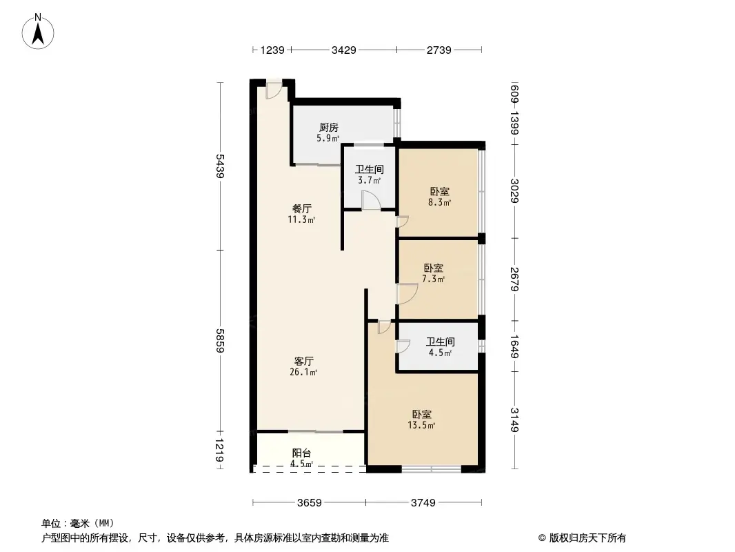 龙光君悦华庭户型图