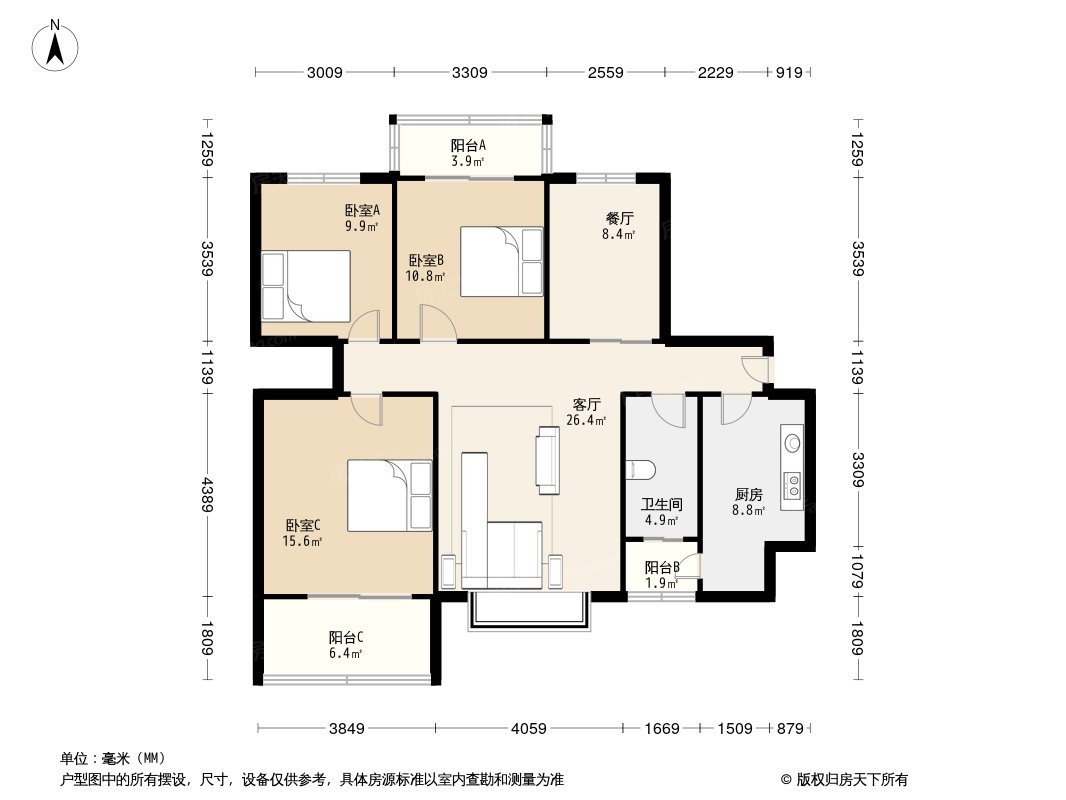 丽江村小区户型图