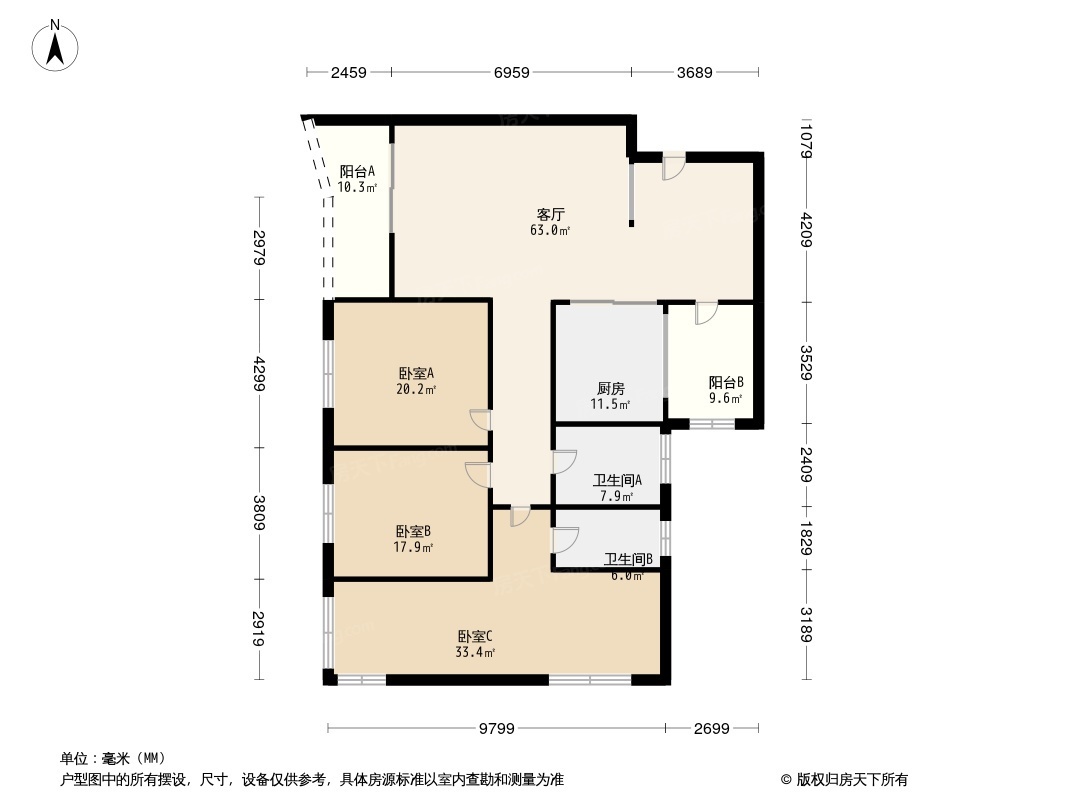 泽峰花园户型图