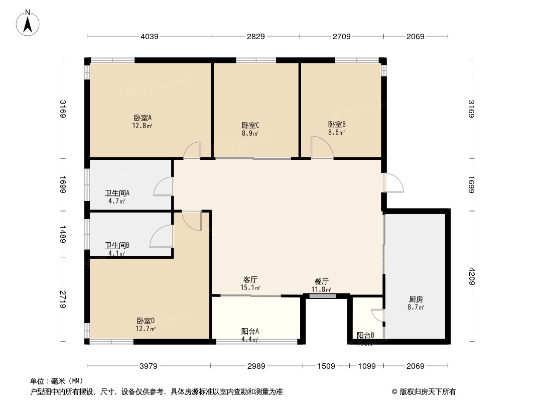 碧桂园豪庭户型图