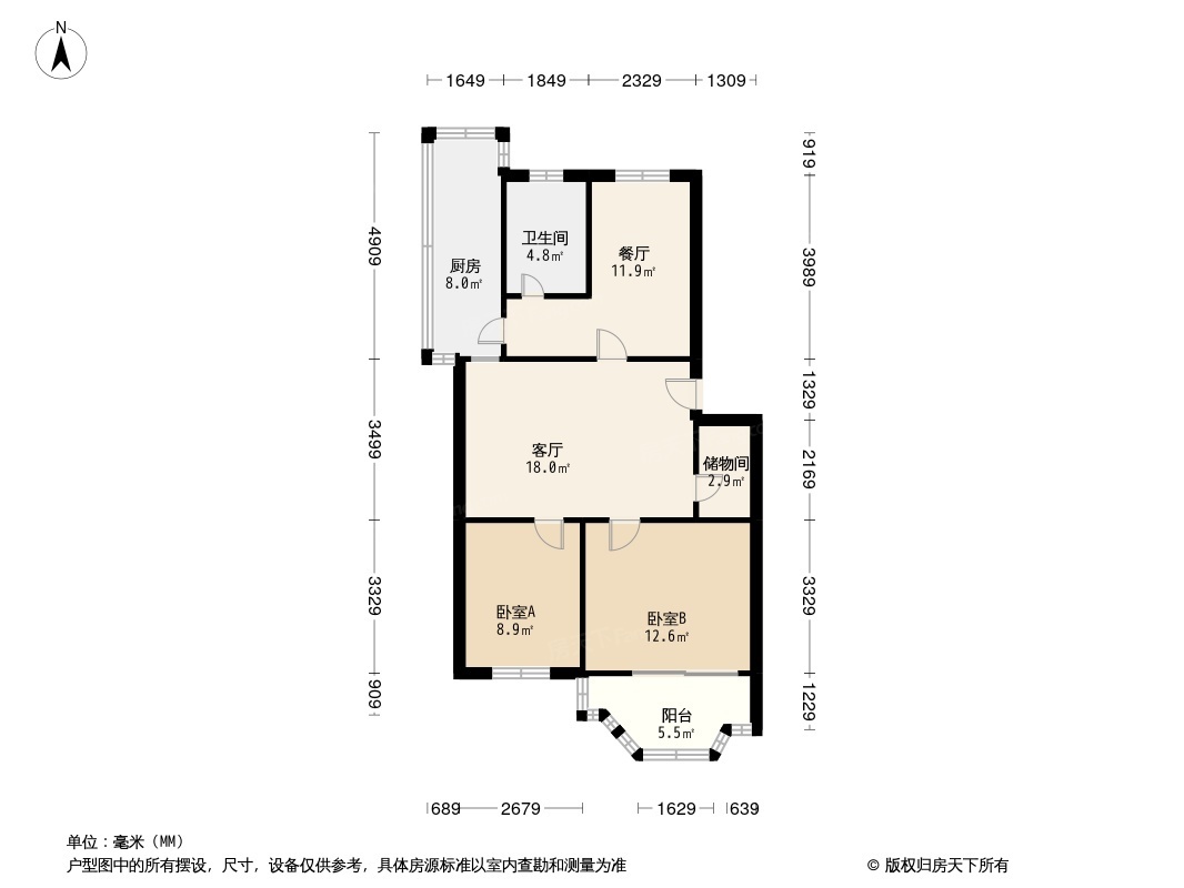 泰富花园户型图