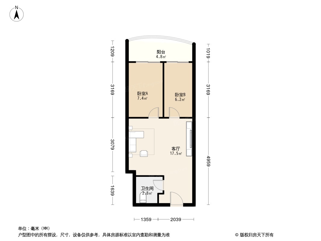 长平商务大厦户型图