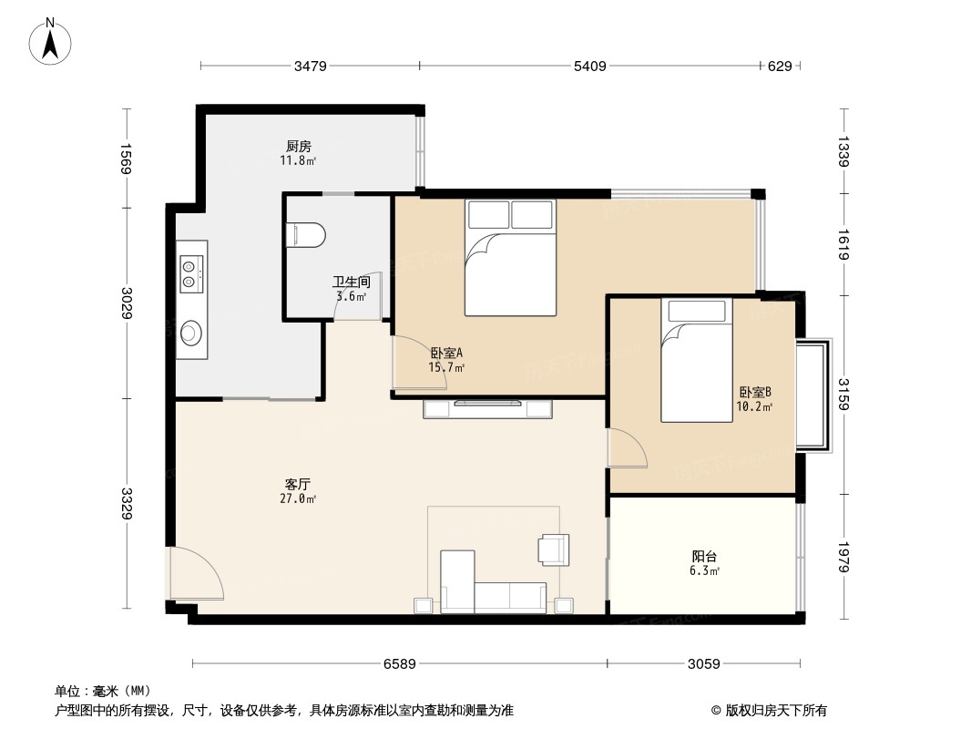 福星名居户型图