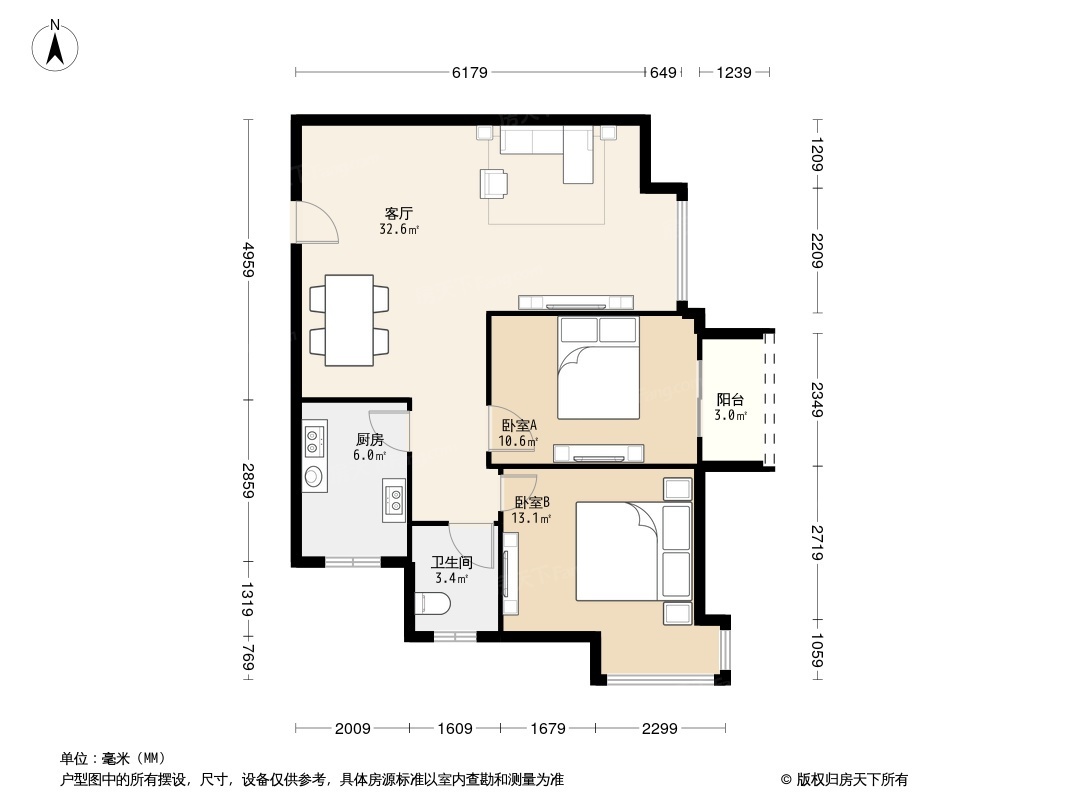 七彩阳光城户型图