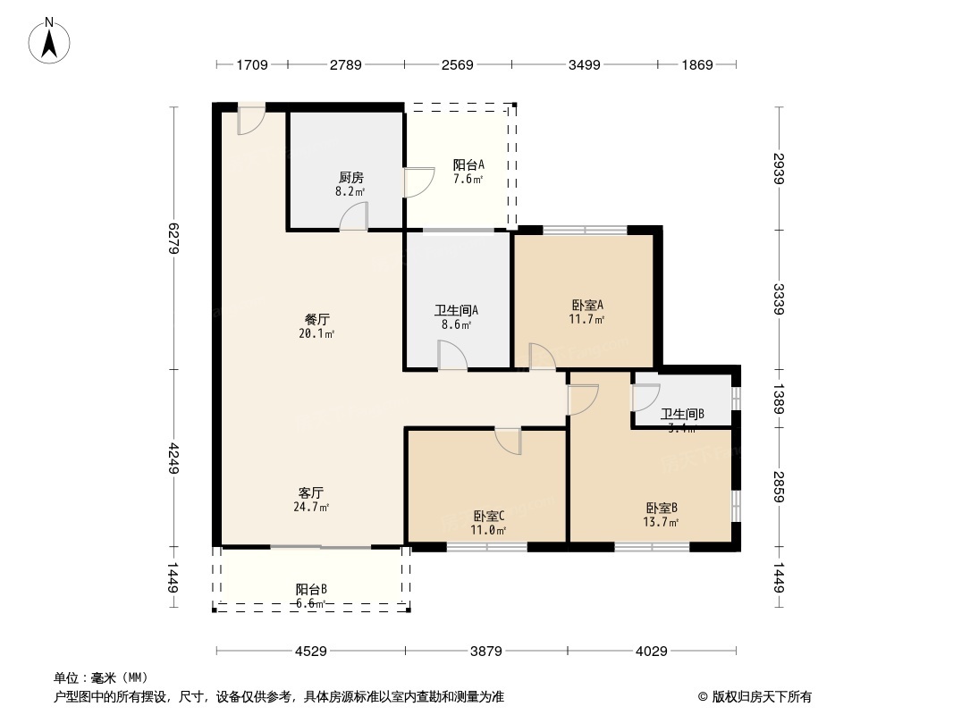 广源阳光里户型图