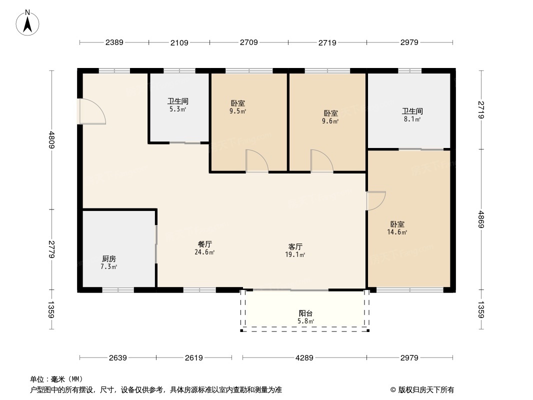 汉邦66广场户型图