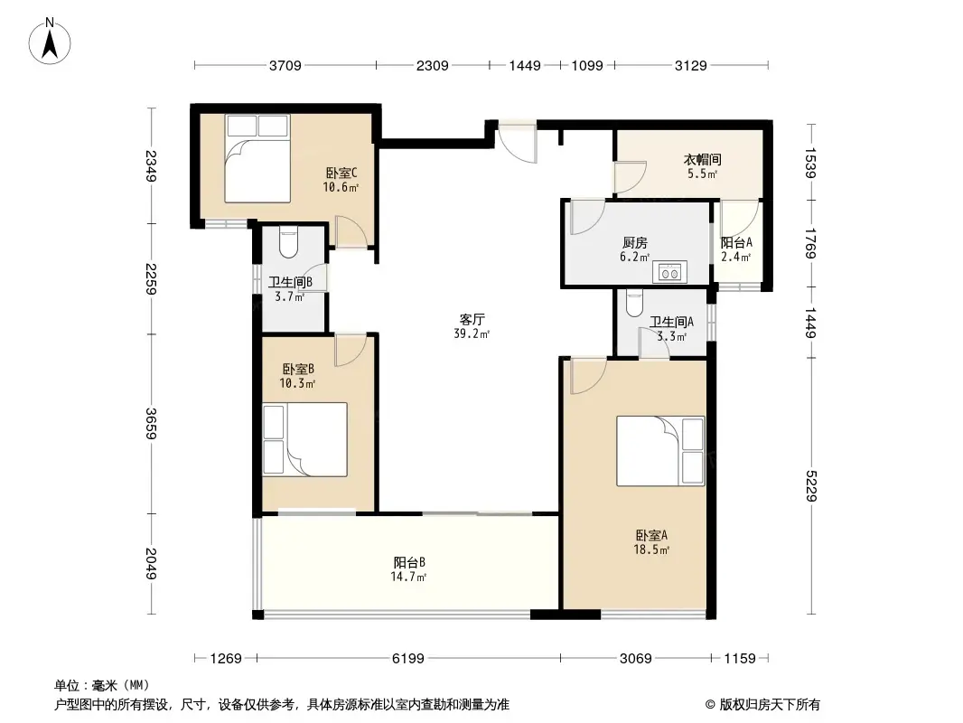 东安叁城户型图