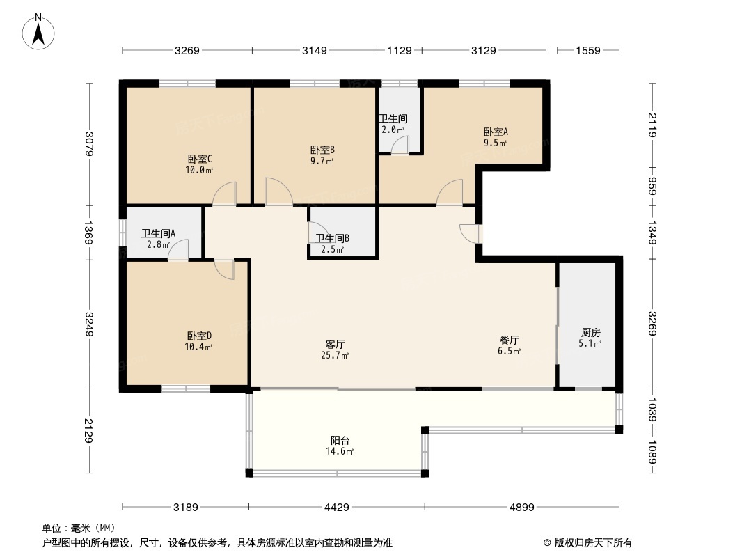 万科翡丽山户型图