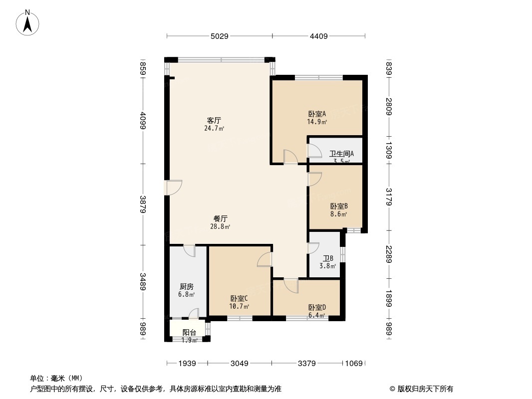 金狮小区巫峰苑户型图