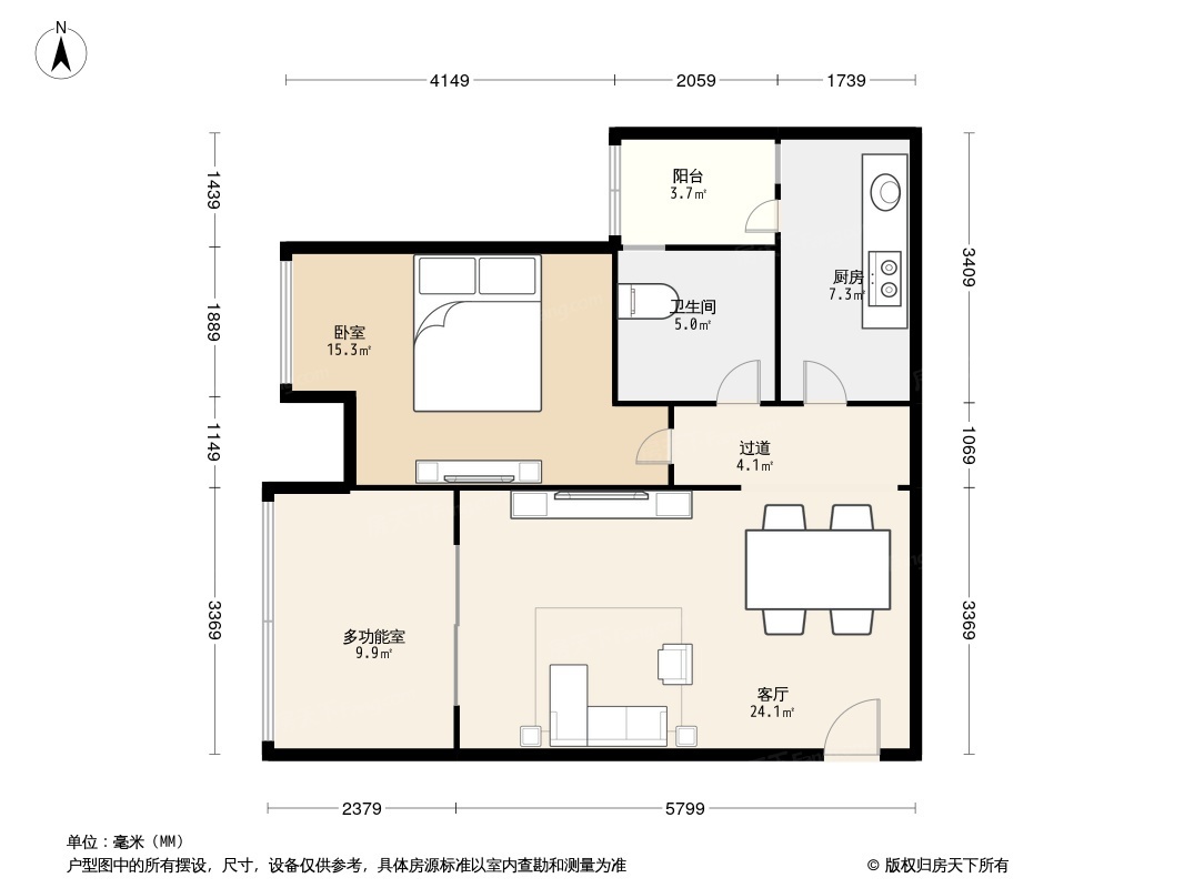 融创嘉德领馆户型图