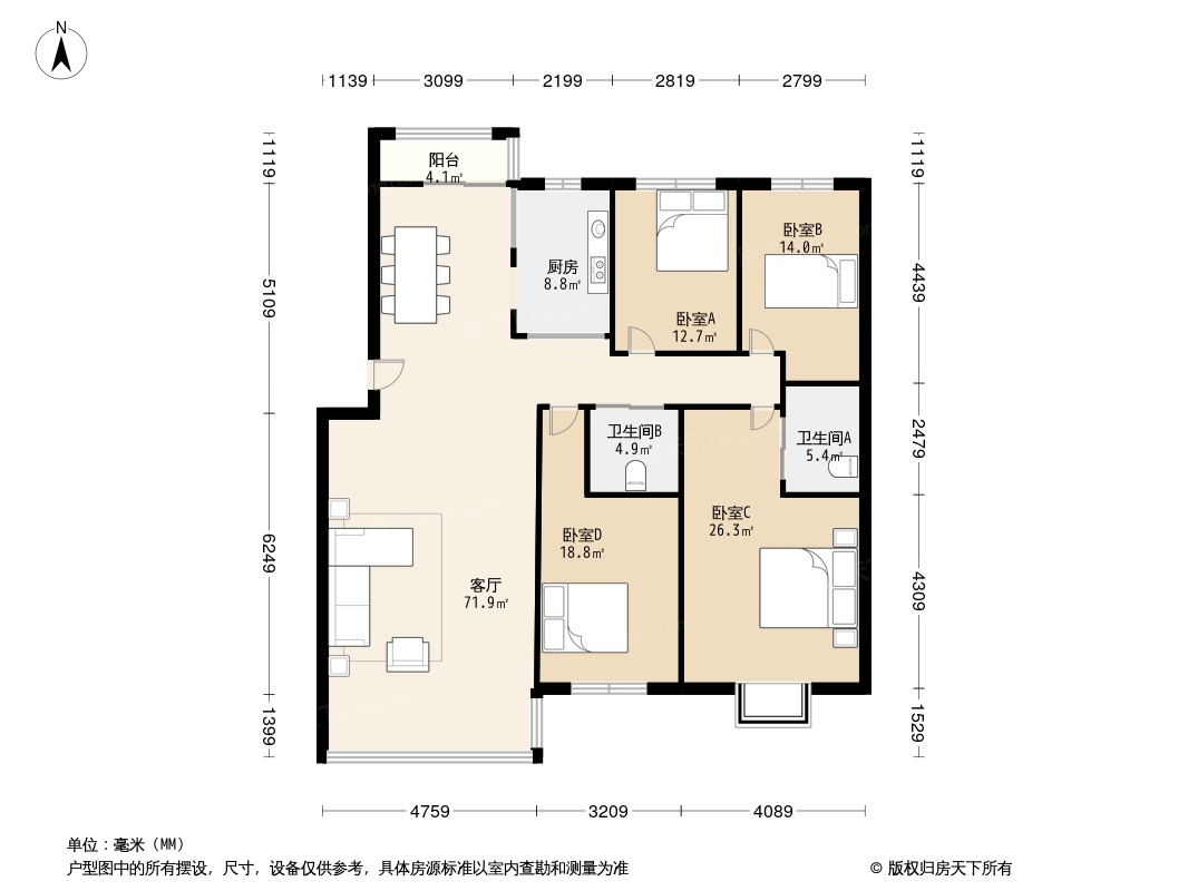 新知花园户型图