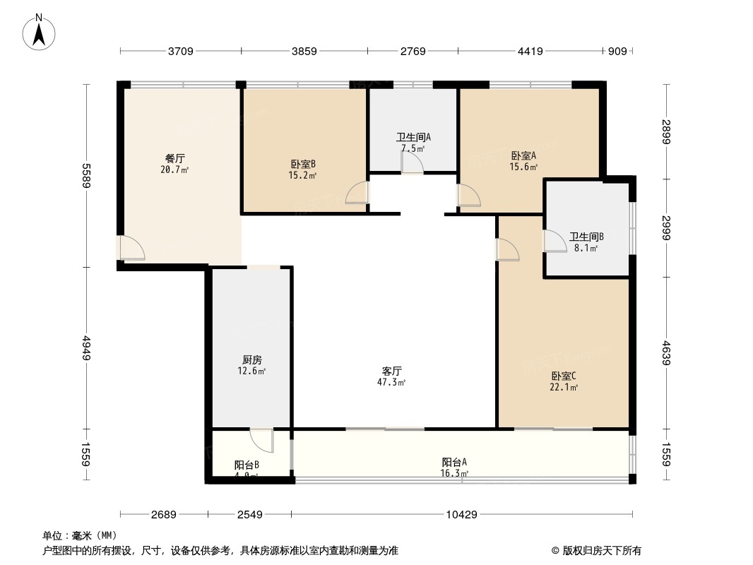 香榭名苑户型图