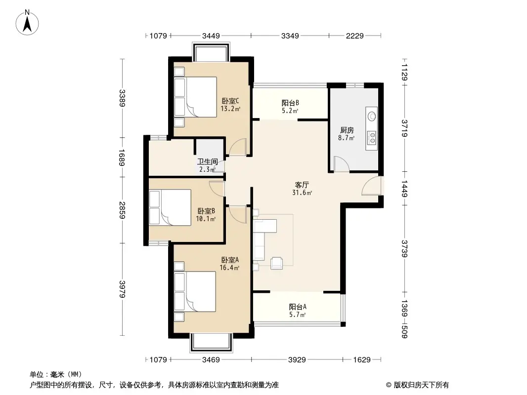 京科花园户型图