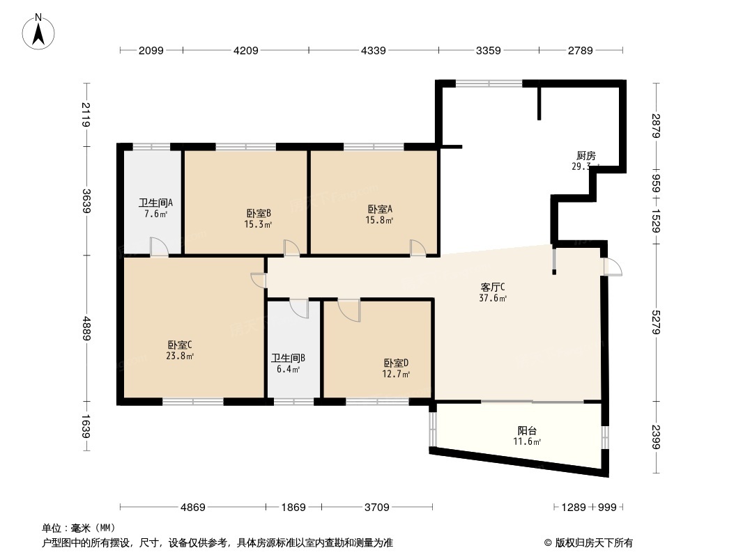 云星钱隆天下南区户型图