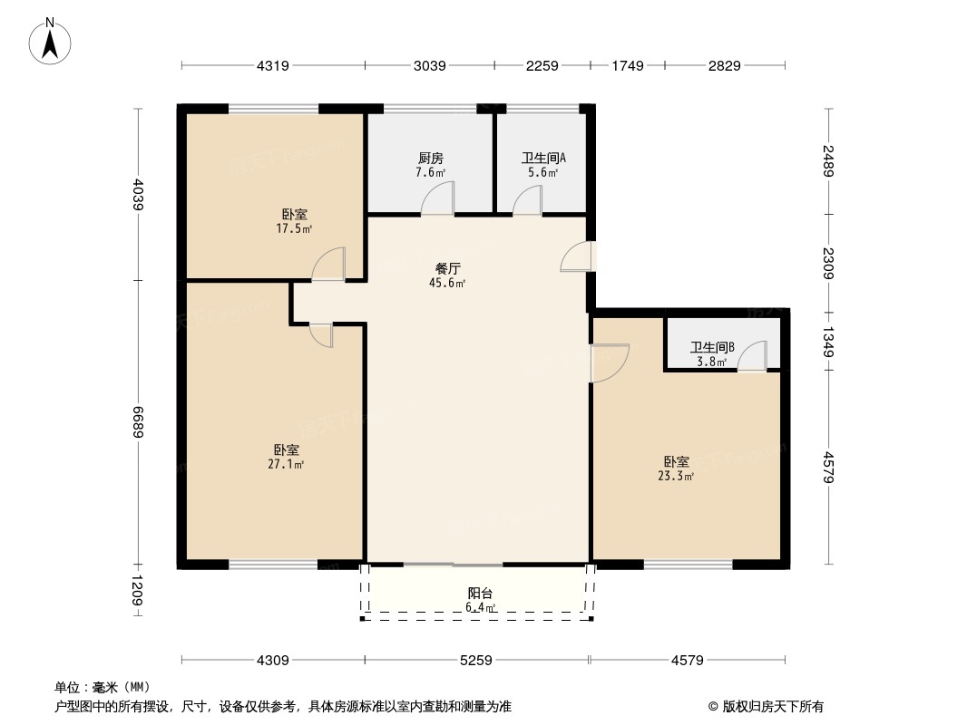 金海公寓户型图