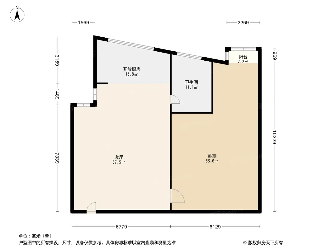 鸿景苑户型图