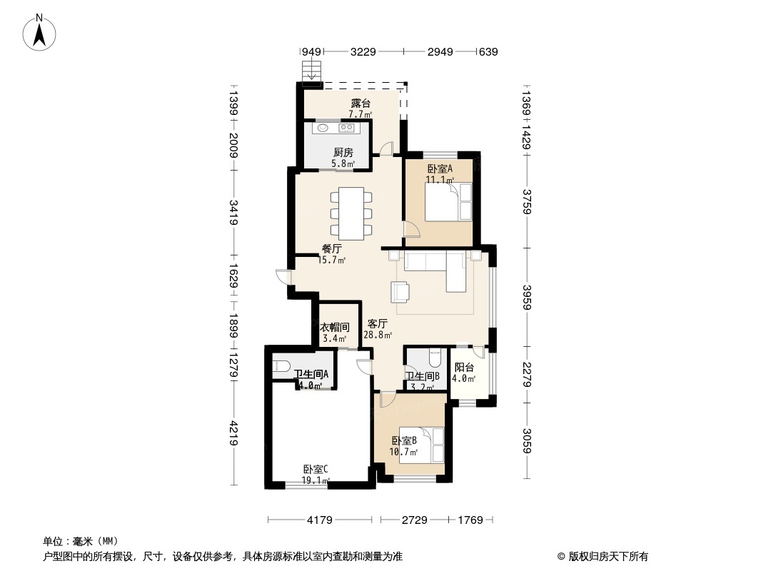 远洋心里户型图