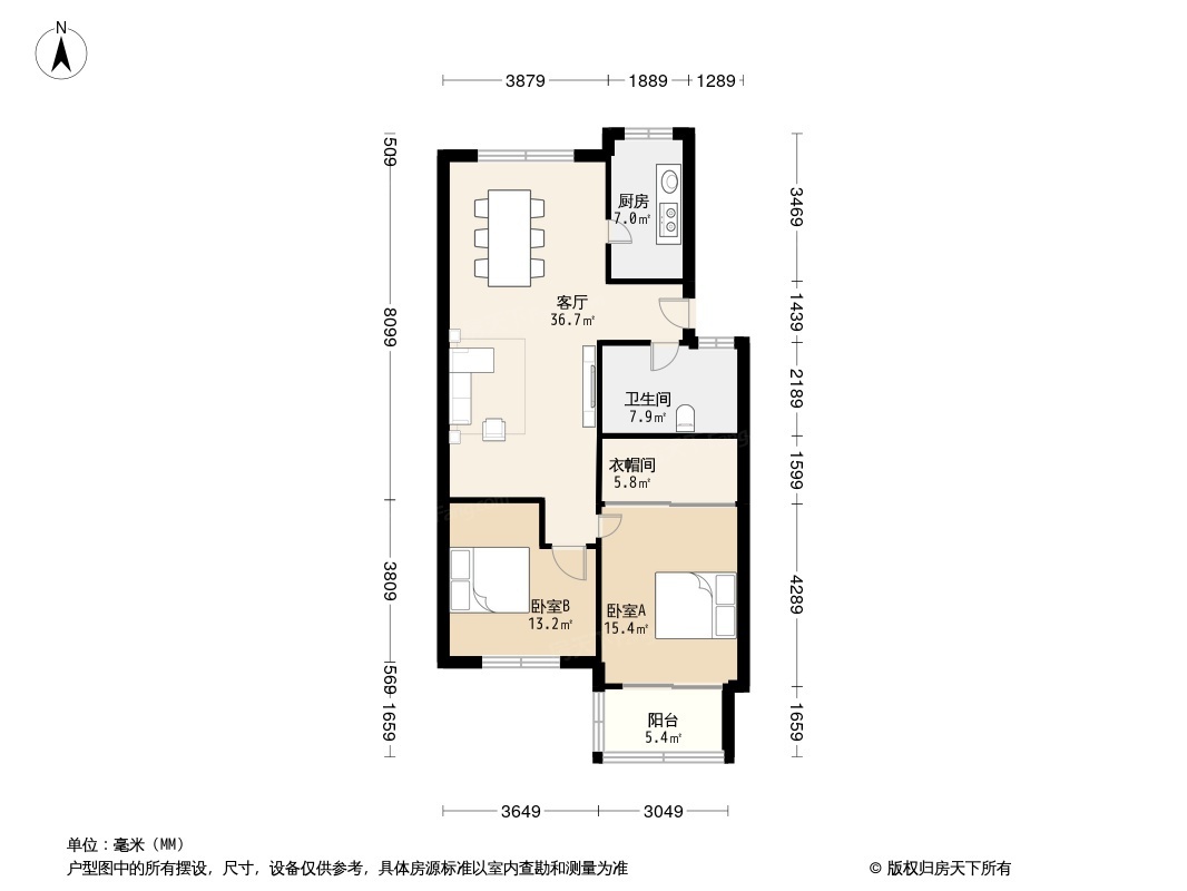 三江花园户型图