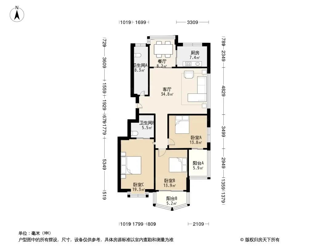 胡姬花园户型图