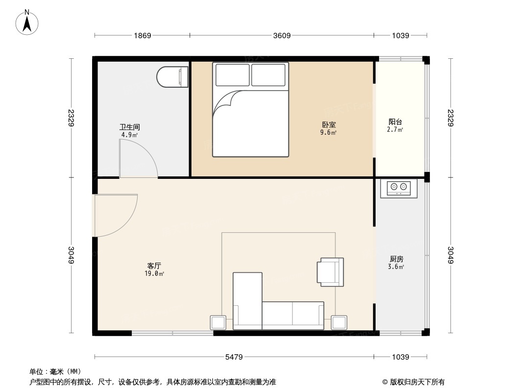 万达高层户型图