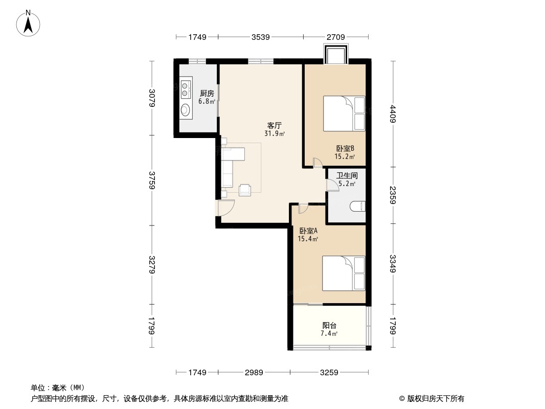 嘉绿福苑户型图