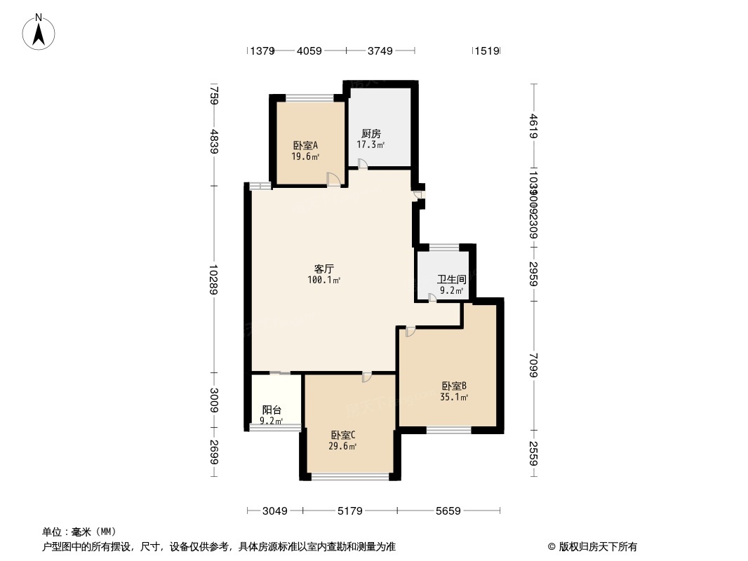 紫桂公寓户型图