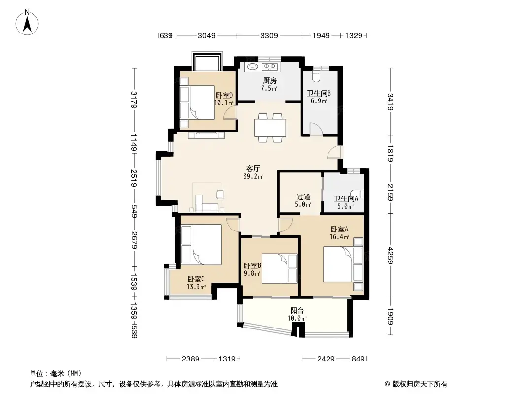 教工路138号院户型图