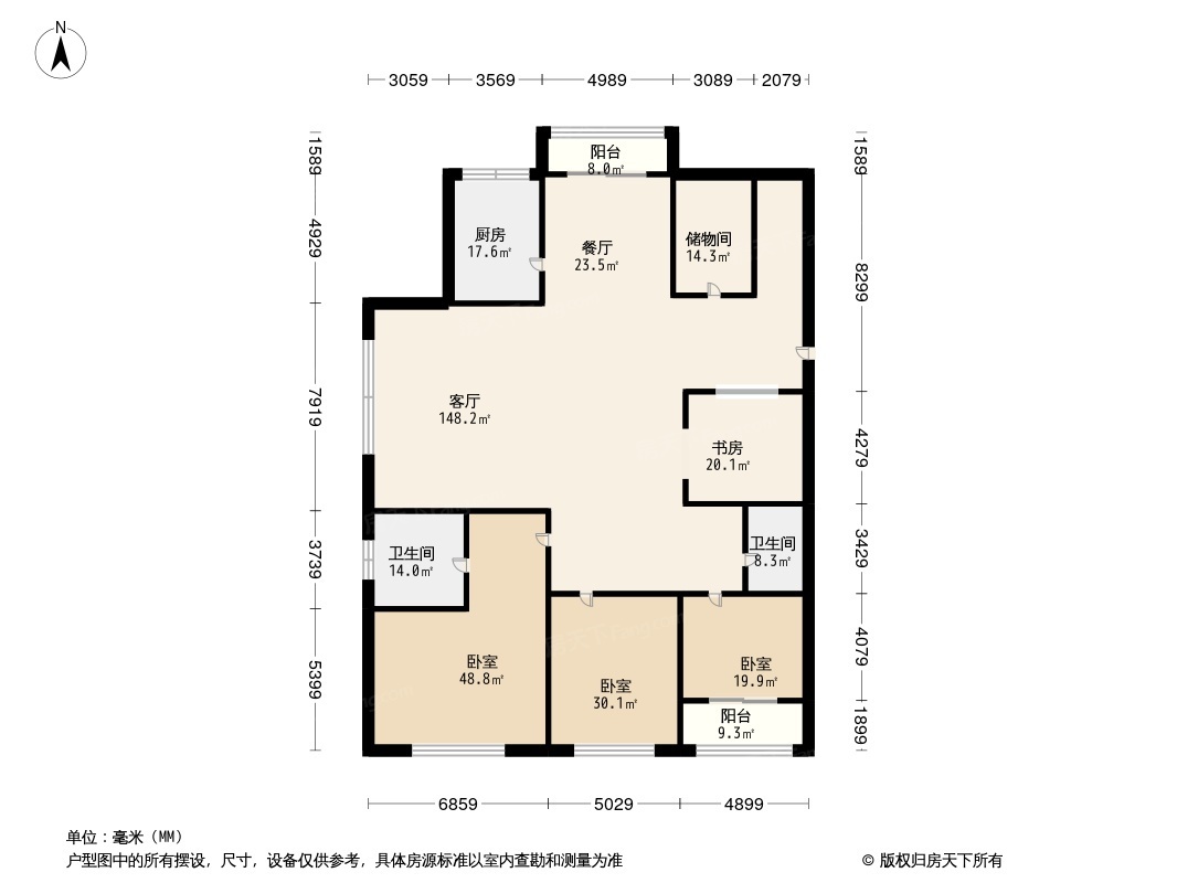 奥兰多小镇户型图