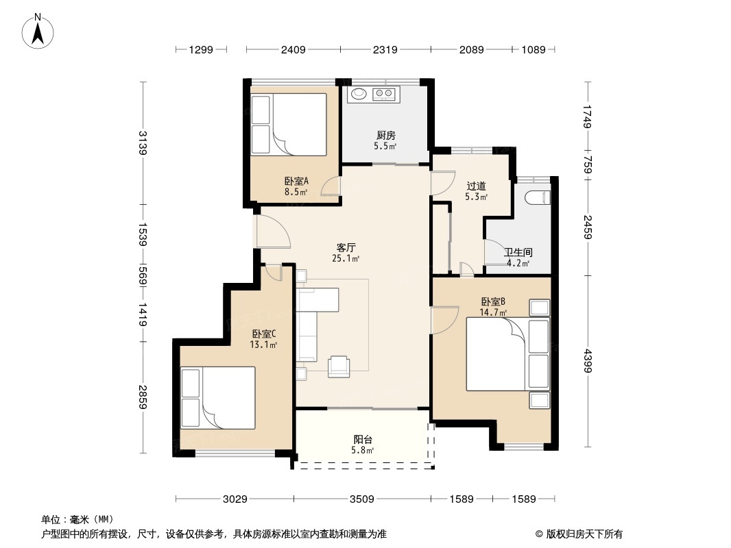 滨江西溪之星户型图